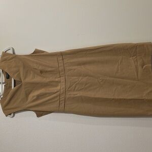 The Limited Tan Midi Dress